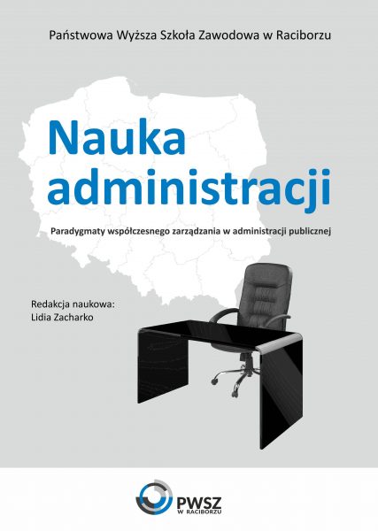 Book Cover: Red. nauk. Lidia Zacharko - Nauka administracji. Paradygmaty współczesnego zarządzania w administracji publicznej